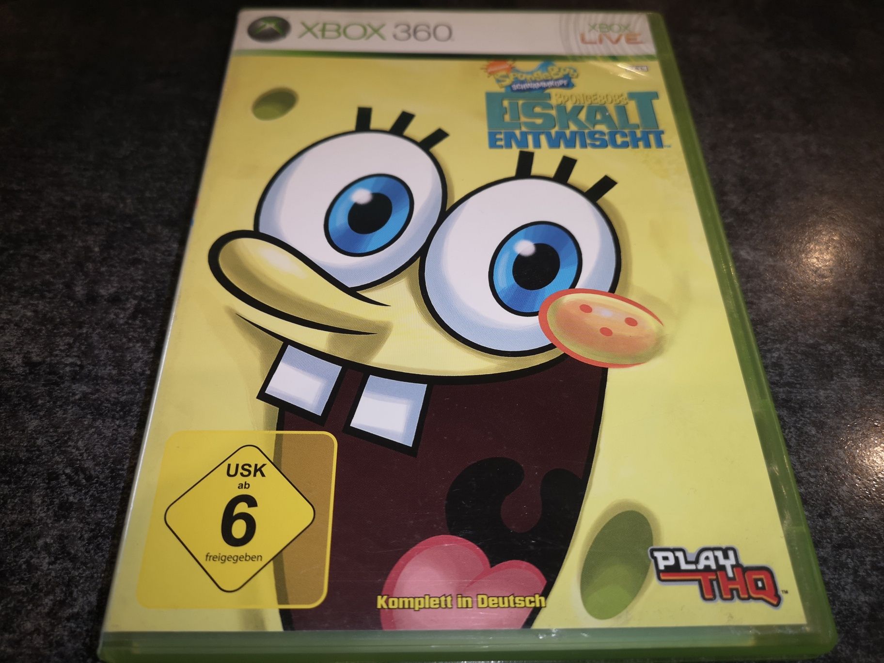 SpongeBob Truth of Square XBOX 360 gra ANG (BDB) rzadkość na rynku