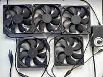 Ventoinhas Gdstime 120mm 3000RPM com controlador
