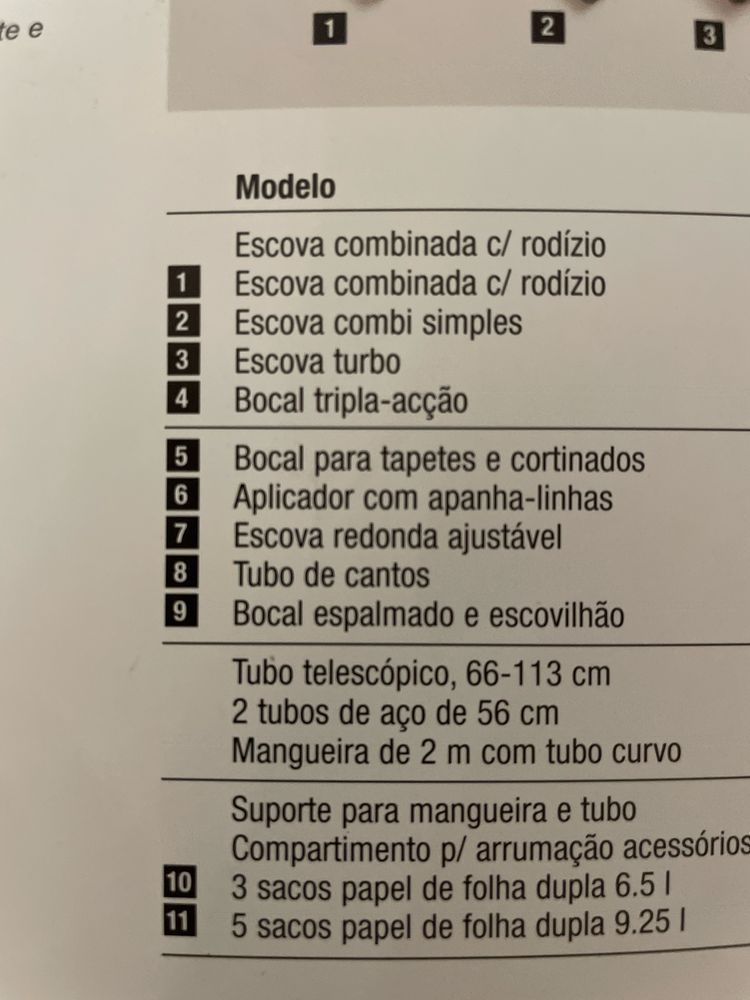 Nilfisk - acessórios GM 330 ou compativel