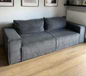 Sofa kanapa 3-osobowa BlockDL Sztruks