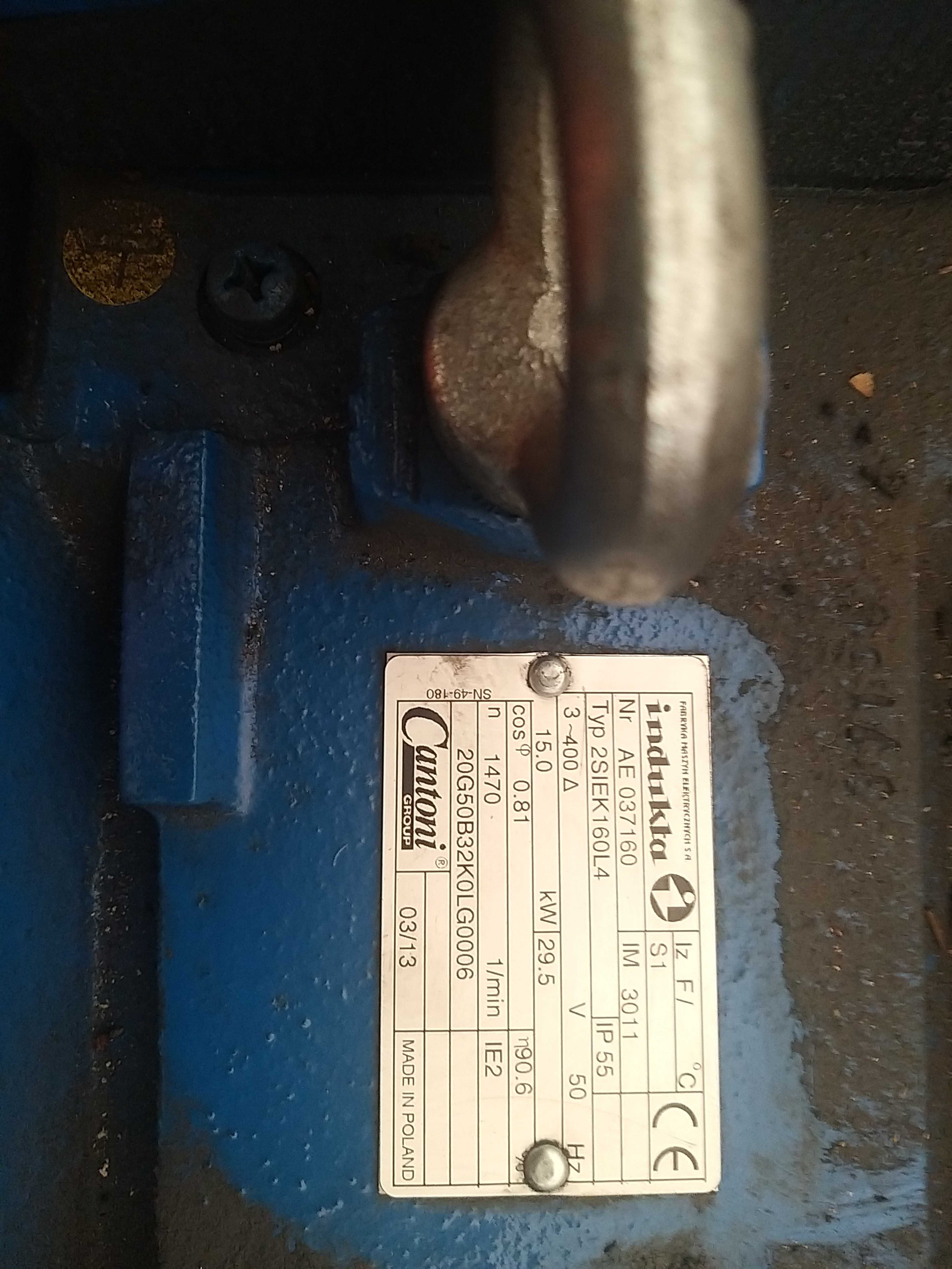 Silnik Celma Indukta 2SIEK160L4 15kW / 1470 obr.