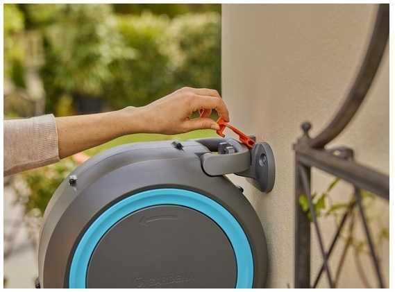 Gardena 25m zwijacz z wężem na wodę bęben Dual M/L