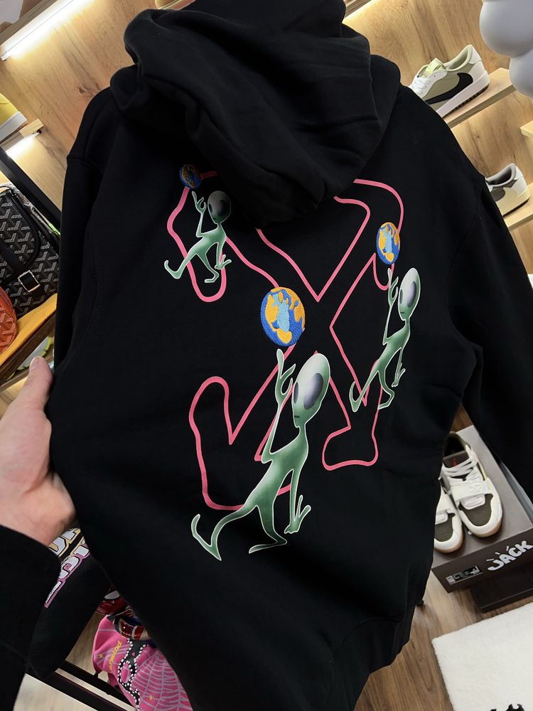 Худі Off-White Alien Arrow Skate Black
