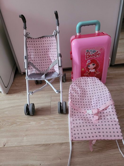 Wózek leżaczek walizka toaletka