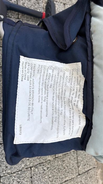 Cadeira refeição portátil para bébé