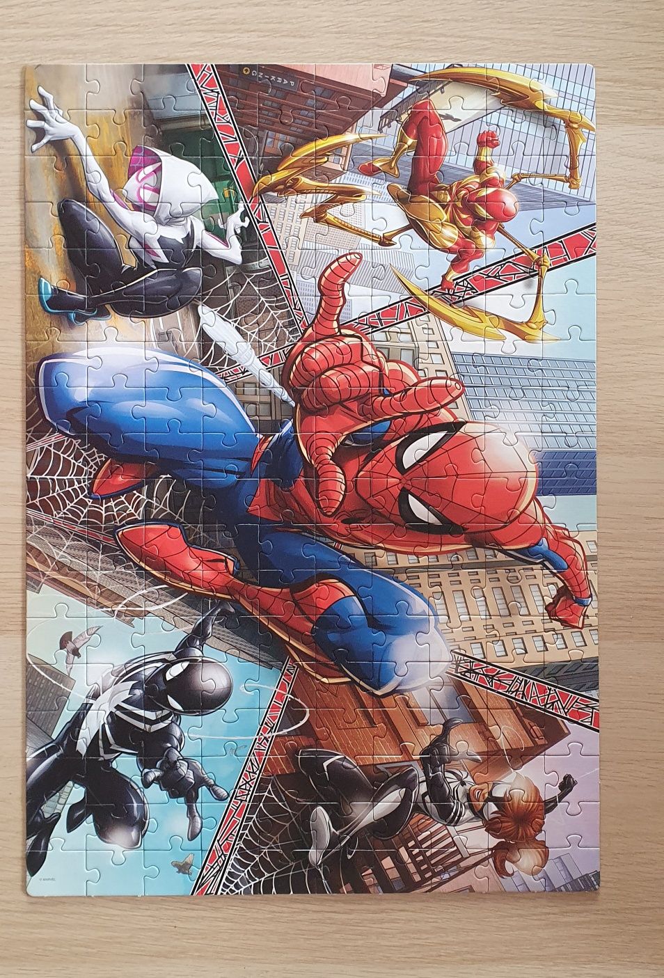Puzzle super bohaterowie spider man