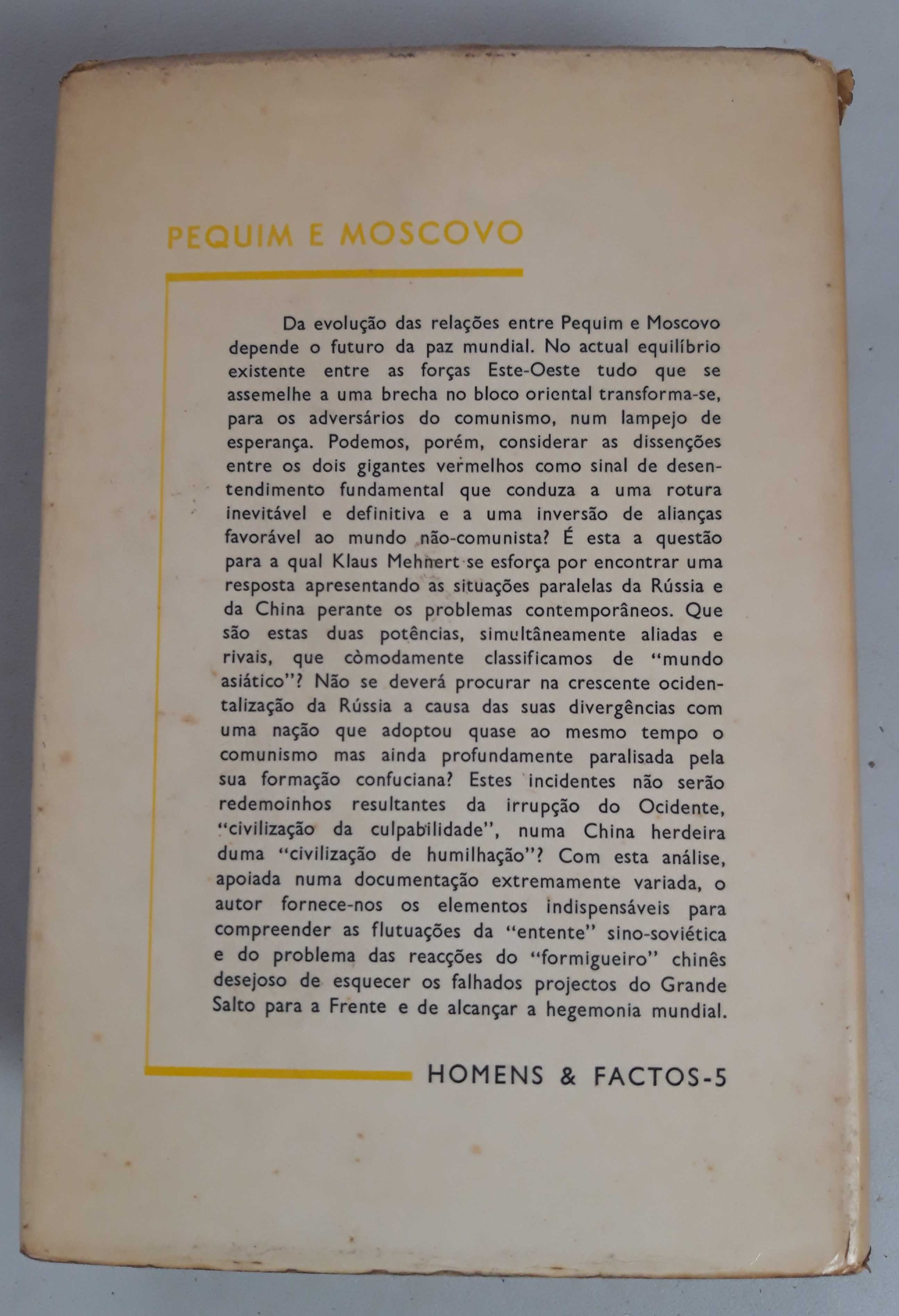 Livro Ref: CxB  - Klaus Mehnert - Pequim e Moscovo