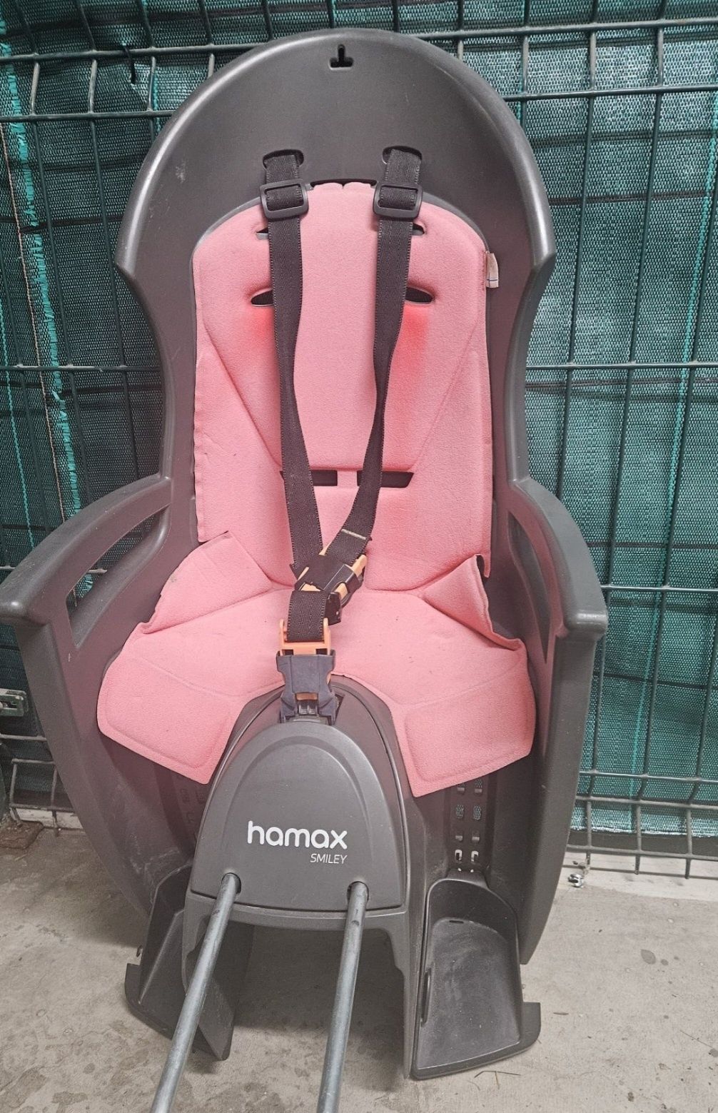 Fotelik rowerowy Hamax smiley z adapterem montazowym