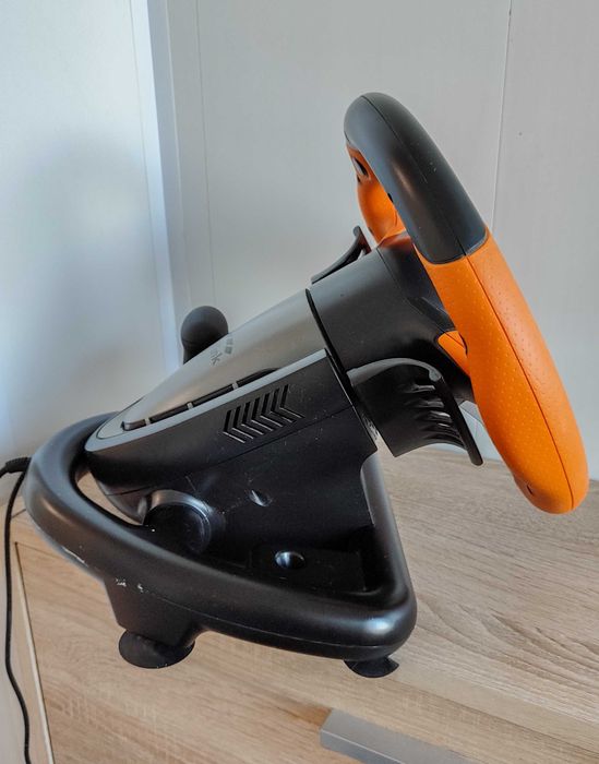 Дротове кермо ігрове як нове Speedlink drift racing wheel pc педалі