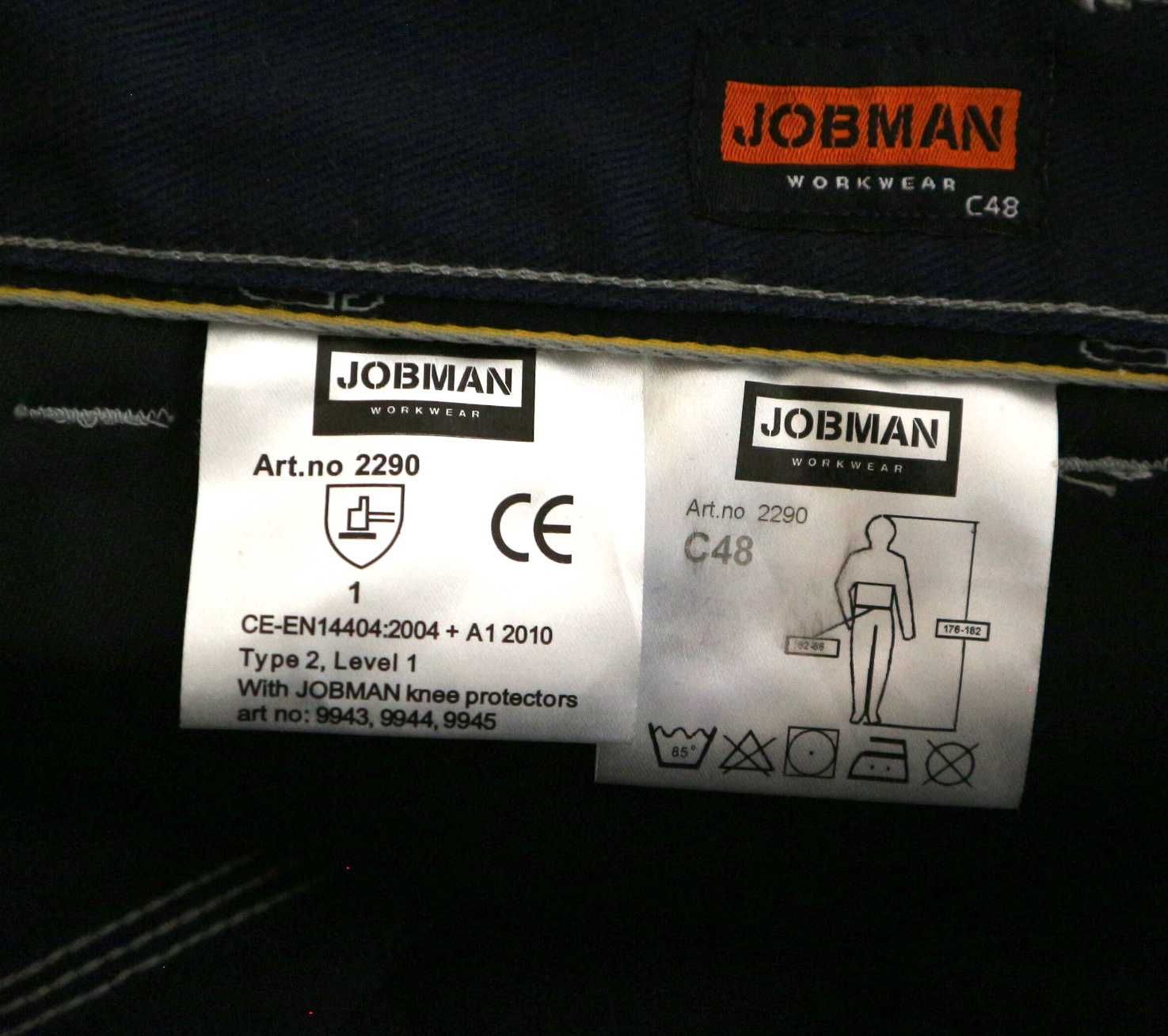 Jobman spodenki robocze 3/4 piratki Kevlar 48