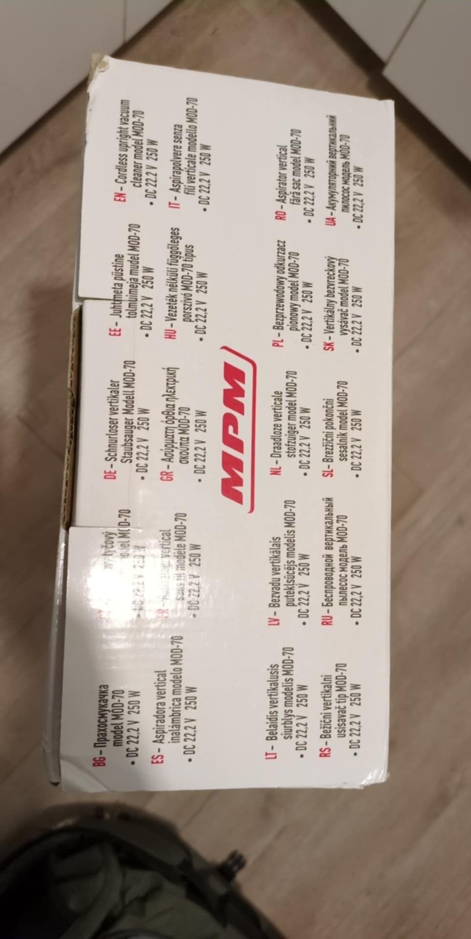 Odkurzacz pionowy MPM Mod-70 nowy oryginalne opakowanie idealny 2w1