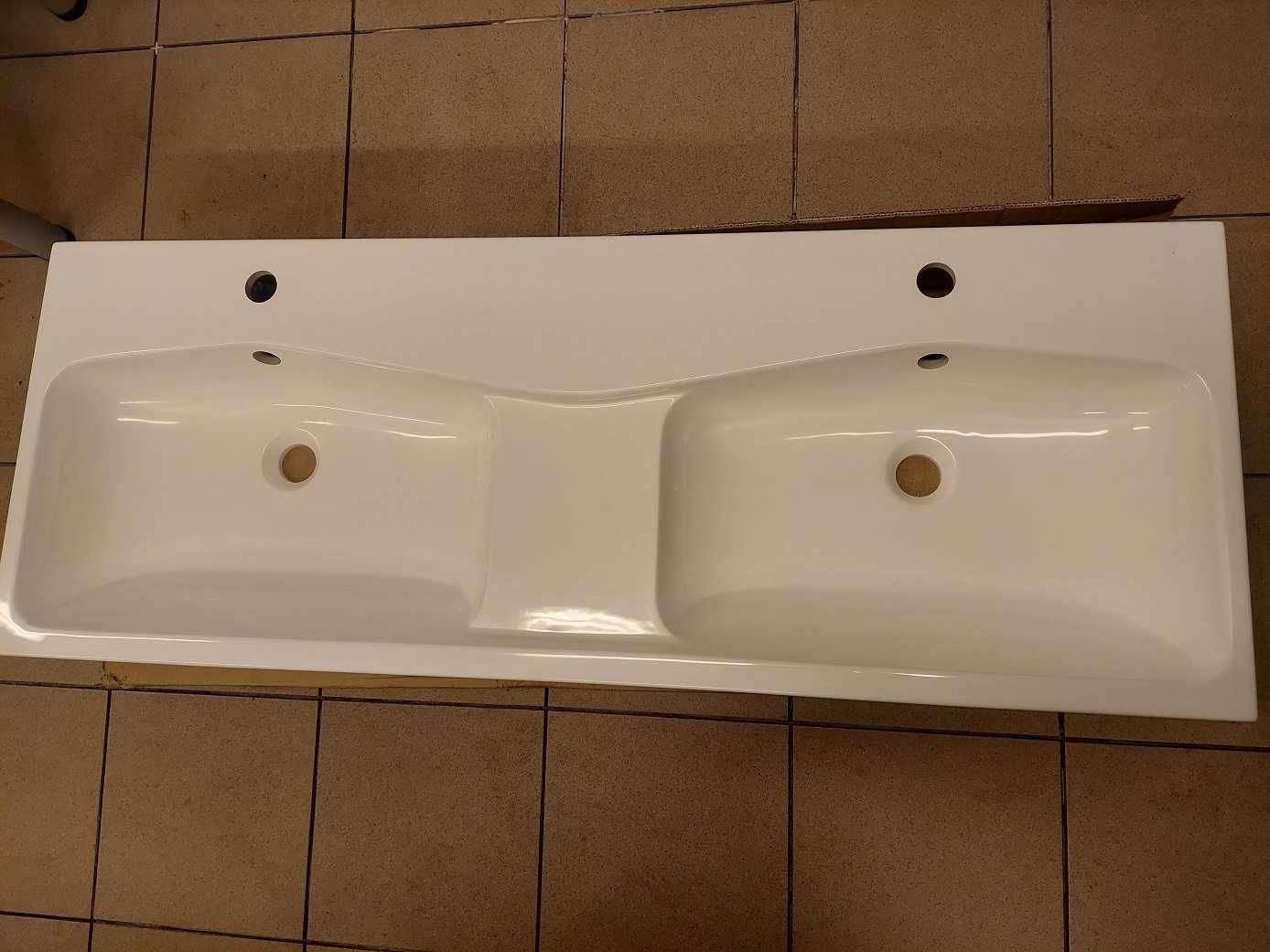 Podwójna umywalka Mila 120 Cm Nowa