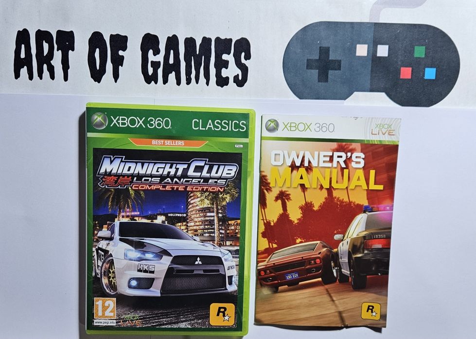 Midnight Club Los Angeles Complete Edition Xbox 360 Komplet 3xA