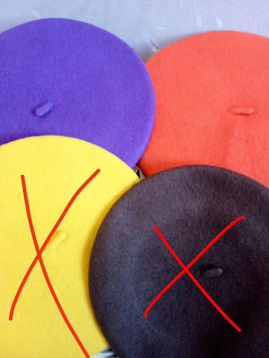 Берет жіночий. Вовна.