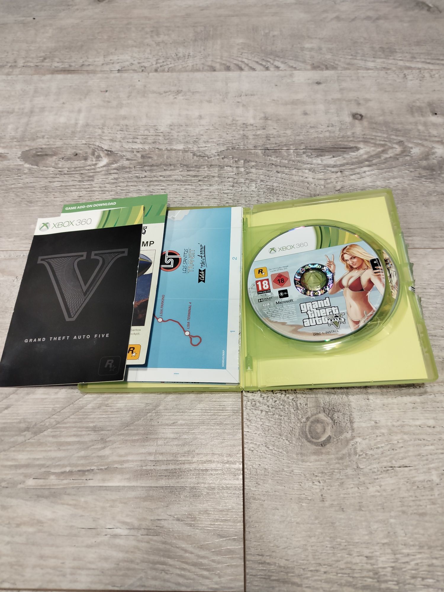 Gra GTA v Xbox 360