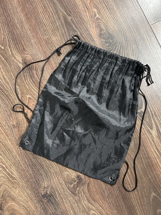 Czarny worek na buty/ kapcie