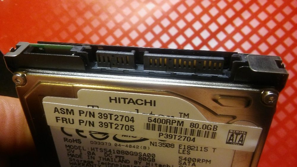 Disco SATA Hitachi 2.5" - 80Gb