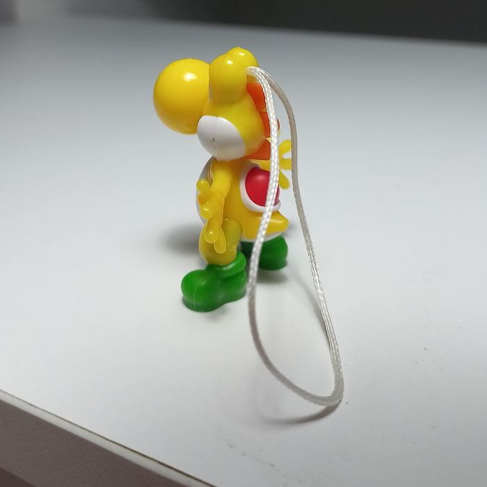 Yoshi Amarelo ( Super Mario ) Boneco Porta-Chaves