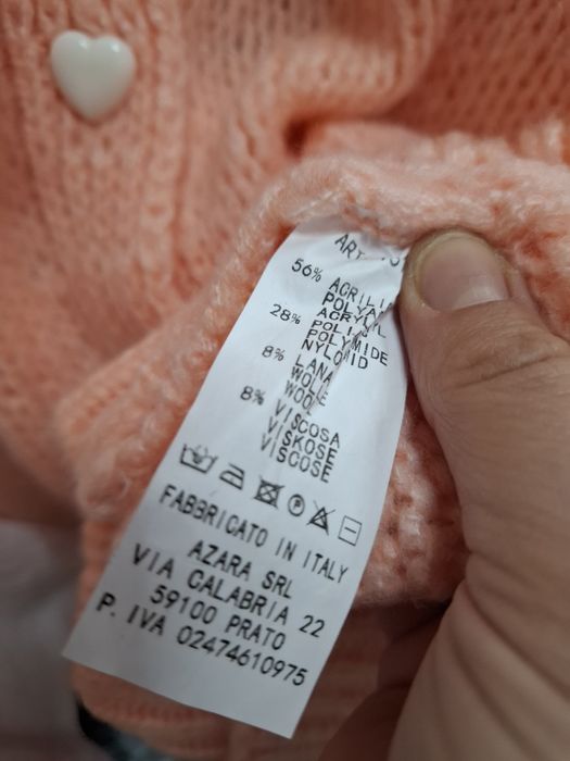 Sweter rozpinany Azara,oversizie