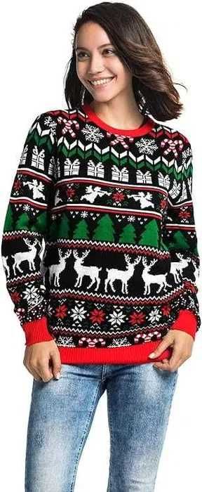 Nowy sweter/bluzka/sweterek/Boże narodzenie/święta/ LED ! XXL! 7261!