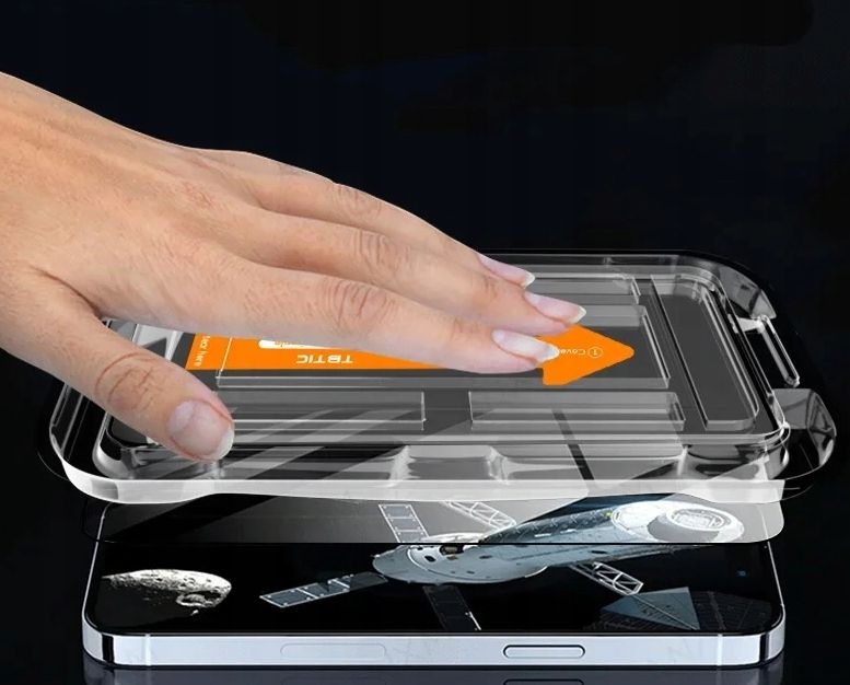 Szkło Prywatyzujące Do Iphone 17 Z Ramką Do Montażu Łatwy Montaż