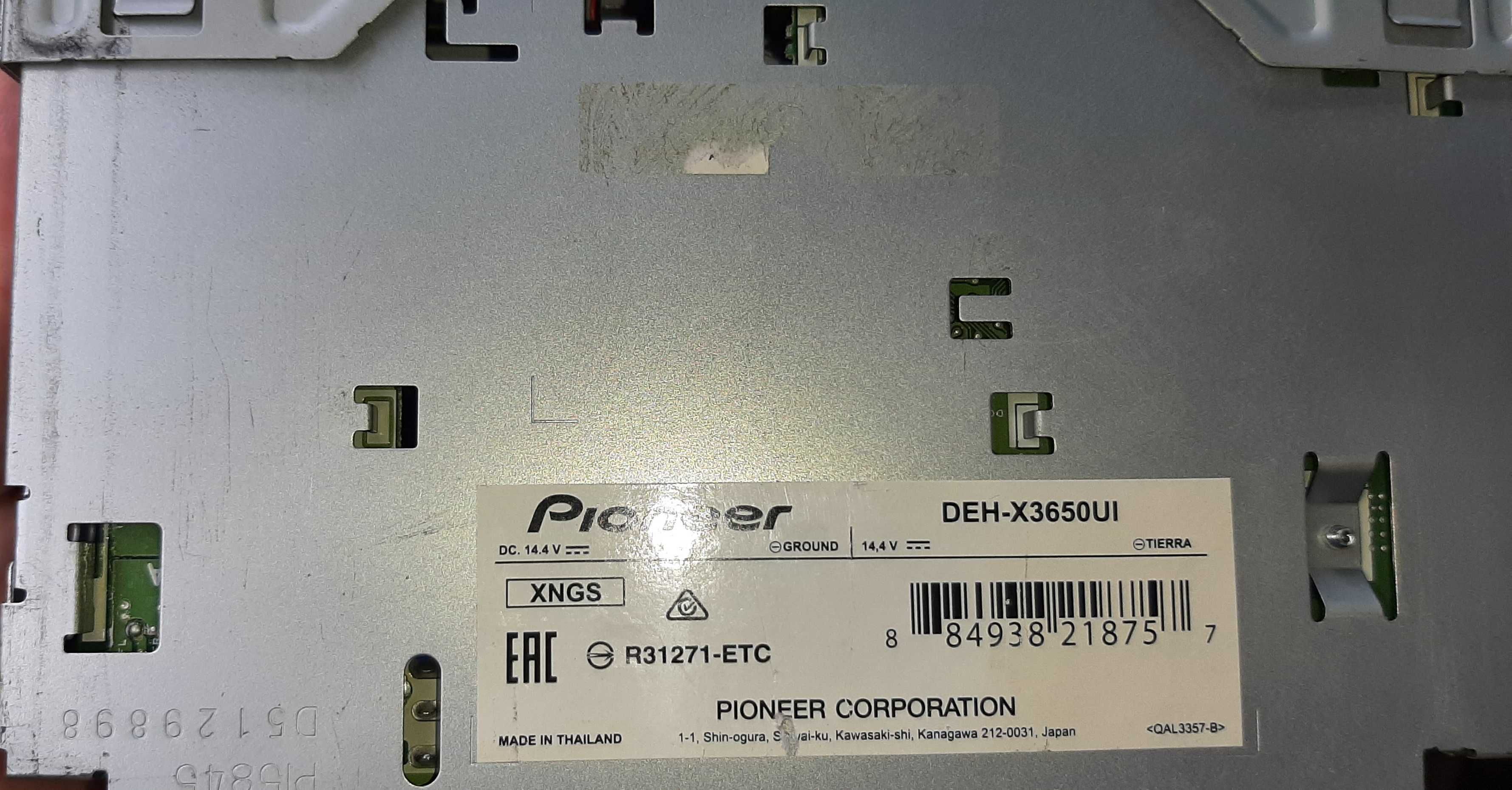 Pioneer DEH -X3650Ui