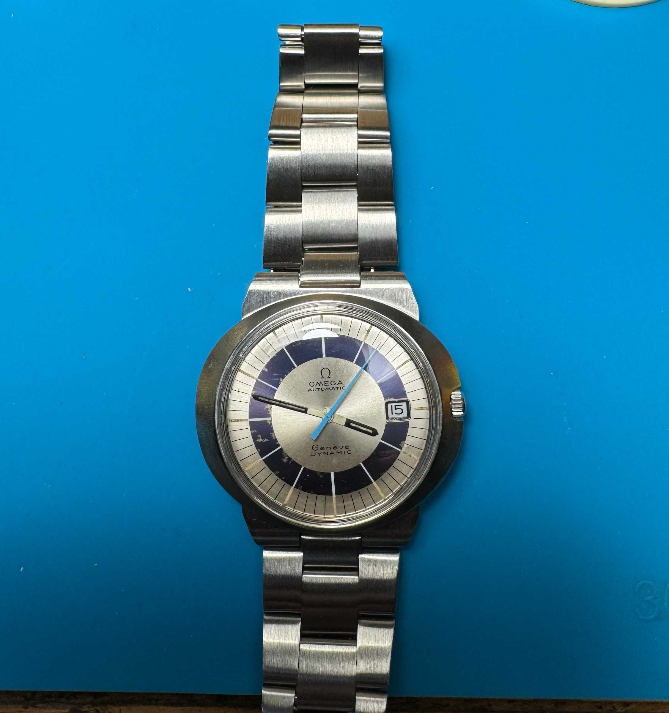 Relogio Omega Dynamic em aço