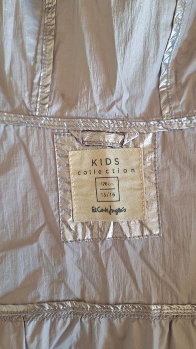 Corta-vento prateado (Kids El Corte Inglés)