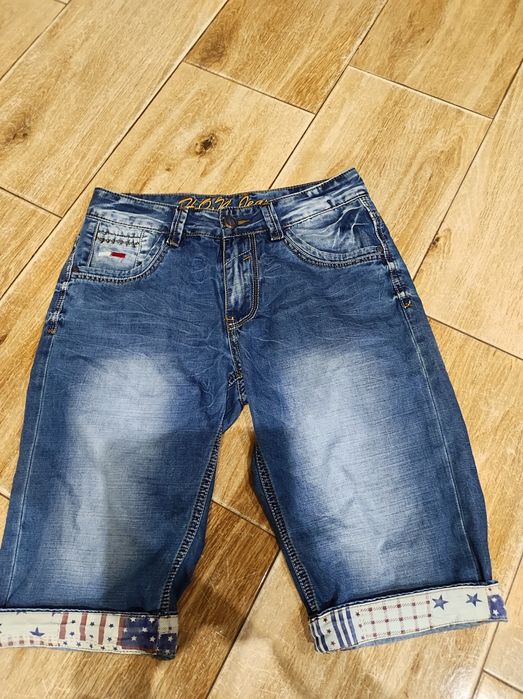 Spodenki męskie jeansowe r.S/M