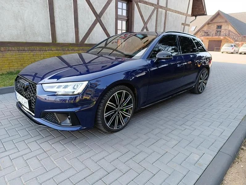 Audi A4 Avant navarra blue Tłusta wersja 50tdi 8hp Torsen headUp grzana szyba webast