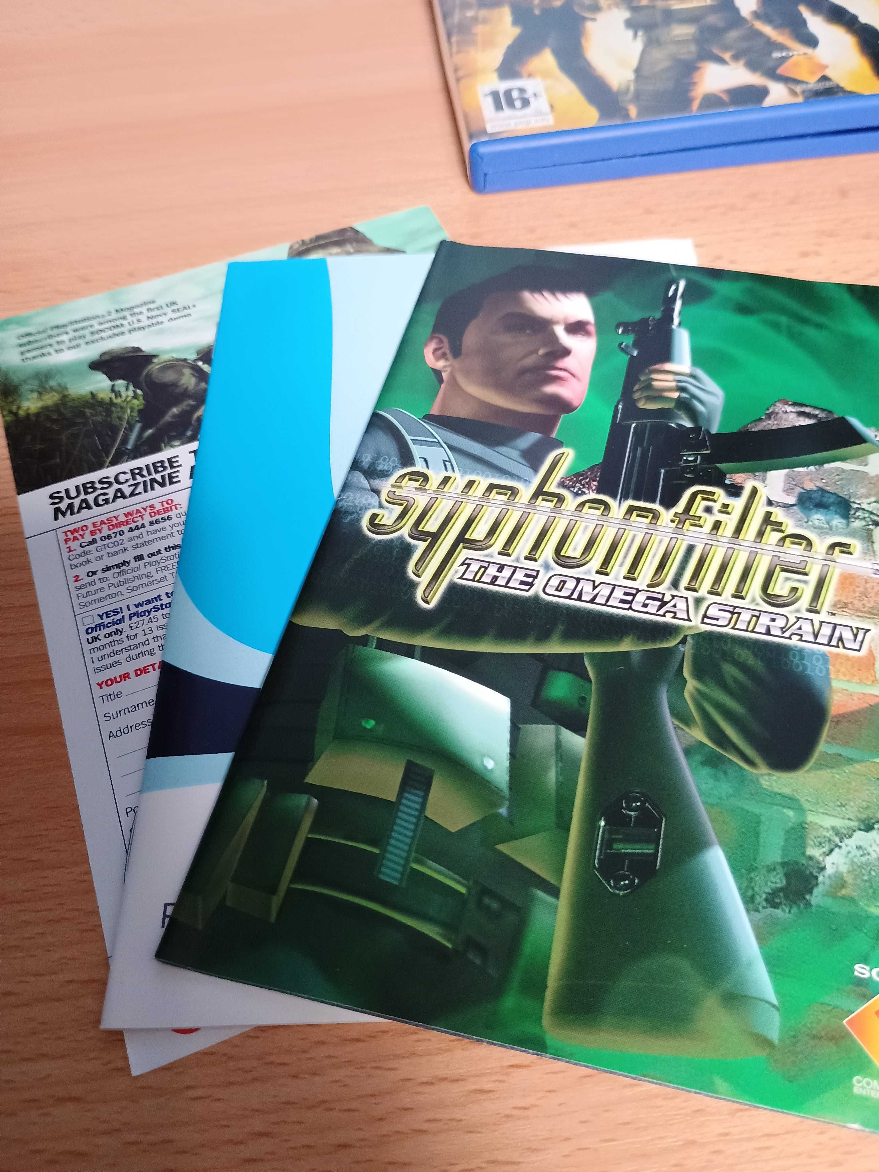 Syphon Filter Omega Strain PS2 angielska komplet