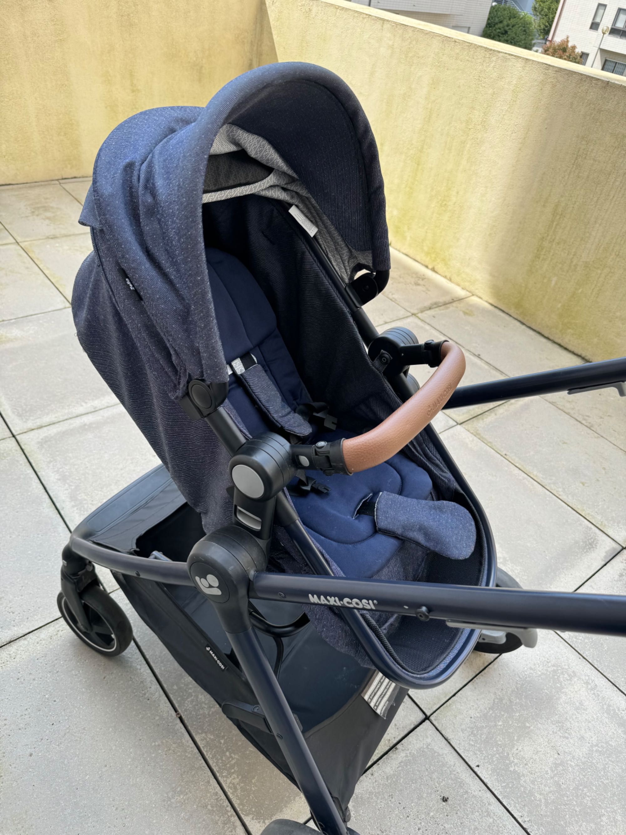 Carrinho bebé azul maxi cosi - alcofa + carrinho passeio