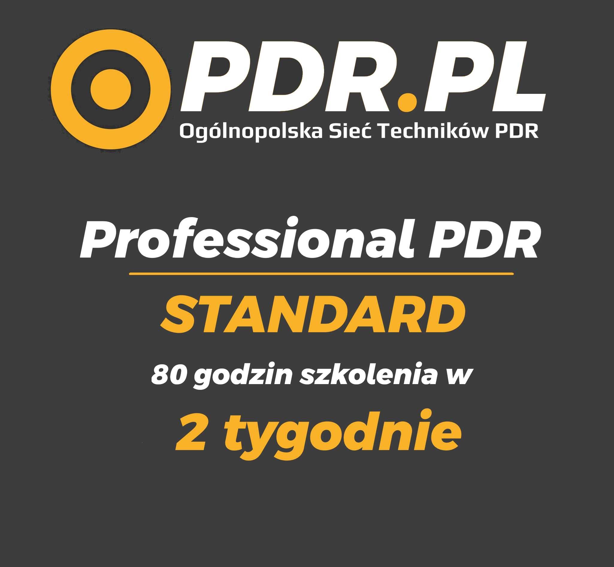 PDR.PL Szkolenie kurs PDR usuwanie wgnieceń 80h w 7 dni!  4999zl netto