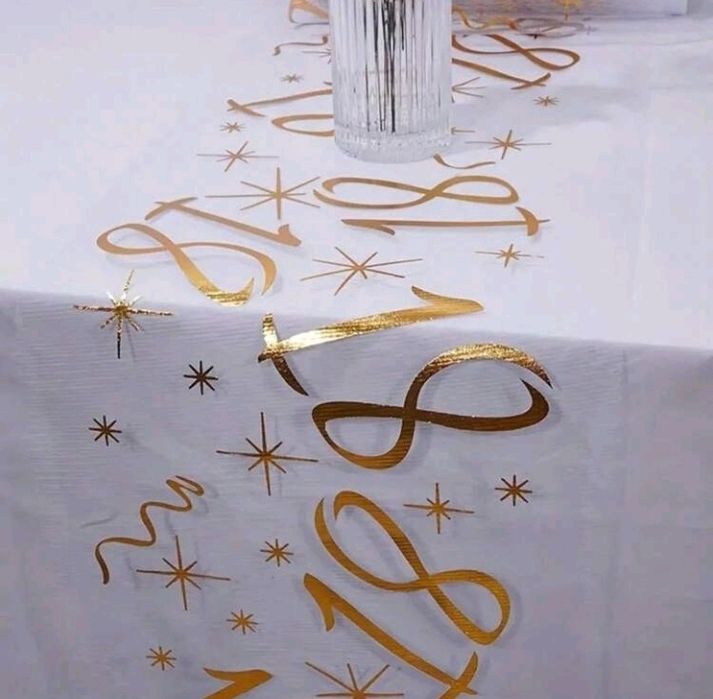 elegancki bieżnik na stół - 5 sztuk