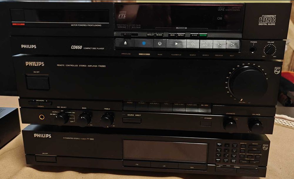 PHILIPS Wzmacniacz FA890, Tuner FT880