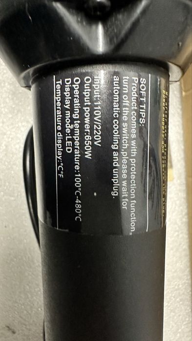 Термофен PG8018 LCD + запасной ТЭН