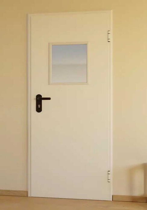 porta corta fogo com janela 215x100cm