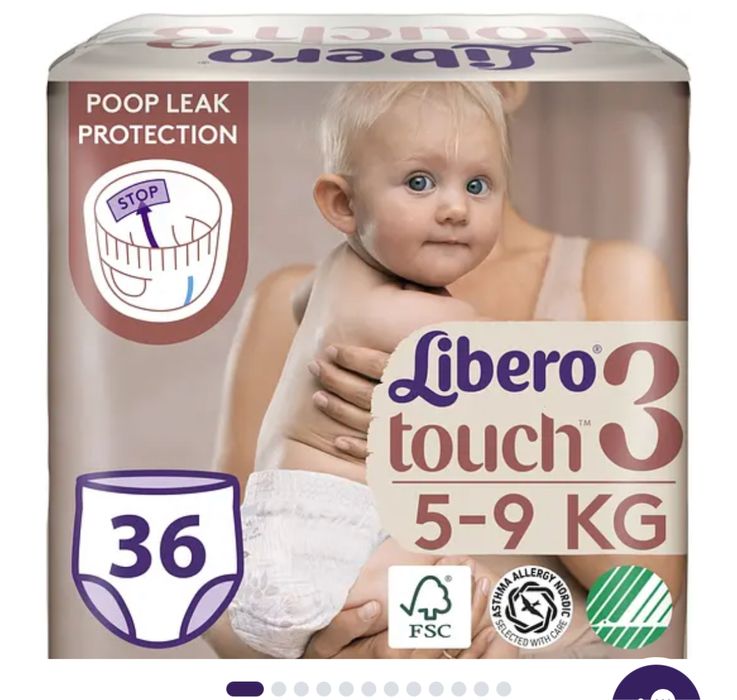 Підгузки Libero touch 3