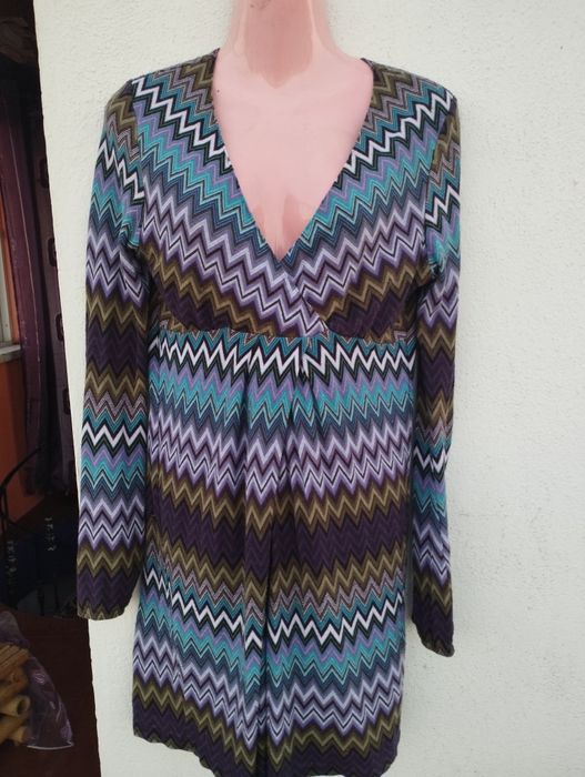 Vestido  colorido da marca Comma.