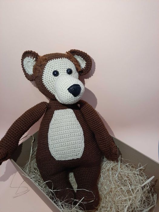 Ursinho de Croché Personalizado - Feito à Mão