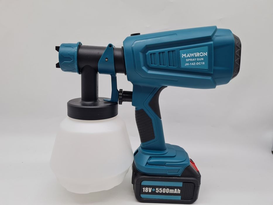 Pistolet malarski akumulatorowy Mawiron 18V 5500mAh 1x aku 1L agregat