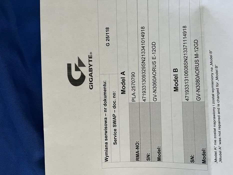 Nowa!! Karta graficzna aorus RTX 3080 Master 12 GB