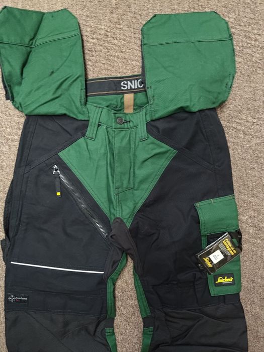 6214 Snickers RuffWork 96 Canvas+ grube spodnie robocze monter instal