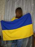 Прапор України флаг Украины Прапор ОУН нейлон габардин 140*90, 90*60