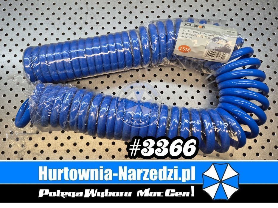 Wąż pneumatyczny 15m PU wąż spieralny przewód pneumatyczny spiralny