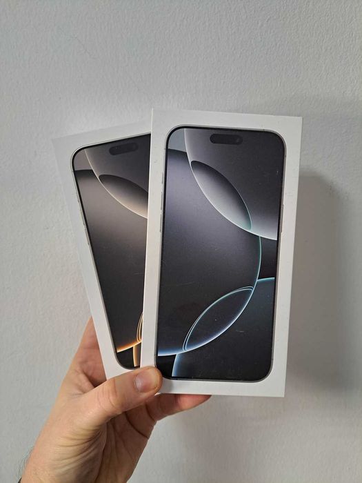 ZAPLOMBOWANY iPhone 16 PRO MAX 256GB Black  White Gold Natural