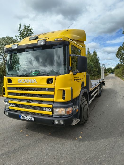 Scania niski przebieg laweta pomoc drogowa 6x2 auto laweta 9m bdb stan