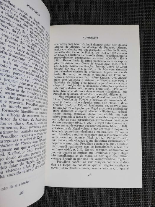 Proudhon - Georges Gurvittch (portes grátis)