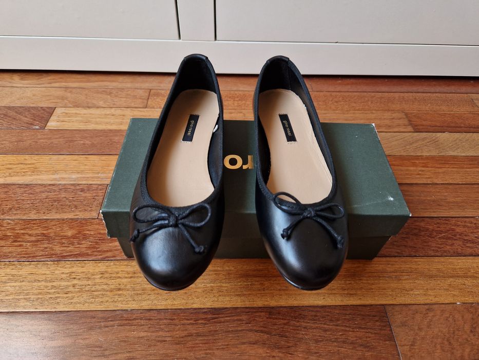 Skórzane baleriny Gino Rossi r.38