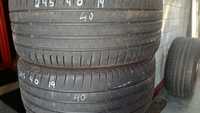 Pneus 245/40/19 hankok e  Bridgestone turanza 005 c montagem e calibra